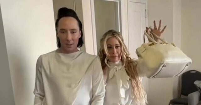 Os traidores Johnny Weir e Tara Lipinski revelam como conseguiram bolsas Birkin combinando