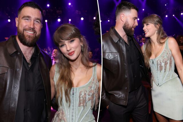 Taylor Swift e Travis Kelce fazem sua estreia na premiação no iHeartRadio Music Awards 2026
