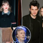 Taylor Swift evita desentendimentos estranhos com o ex John Mayer no show de Paul McCartney em Los Angeles
