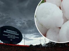 Tempestade ‘muito perigosa’ faz cair granizo do tamanho de uma bola de golfe em partes de Sydney Tempestade 'muito perigosa' faz cair granizo do tamanho de uma bola de golfe em partes de Sydney