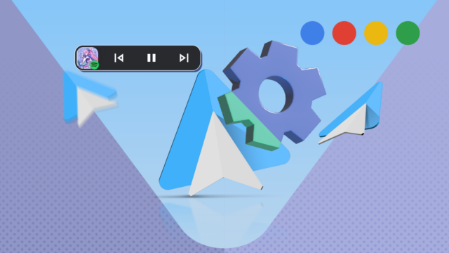 Tenho usado o Android Auto de maneira totalmente errada: essas Logotipo do Android Auto exibido entre chaves vermelhas.