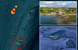 Terremoto preliminar de magnitude 7,6 atinge perto de Tonga, no sul do Oceano Pacífico, diz USGS Terremoto preliminar de magnitude 7,6 atinge perto de Tonga, no sul do Oceano Pacífico, diz USGS