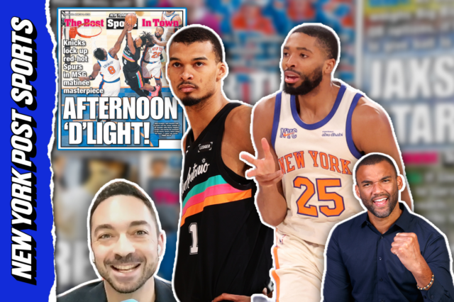 Teste principal do Knicks em exibição dominante contra o Spurs | Brincadeira da última página
