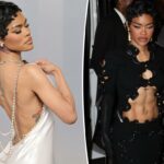 Teyana Taylor fica furtiva e surreal nas festas pós-Oscar 2026