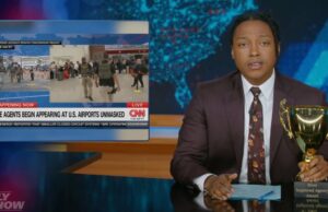 ‘The Daily Show’ nomeia ICE como a ‘agência mais aprimorada’ por ‘não fazer nada’ em aeroportos em meio a paralisação parcial | Vídeo Mika Brzezinski e Joe Scarborough apresentam a edição de 24 de março de 2026 do