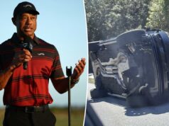 Tiger Woods fala após acidente de carro Tiger Woods fala após acidente de carro