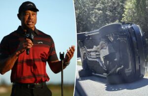 Tiger Woods fala após acidente de carro Tiger Woods fala após acidente de carro