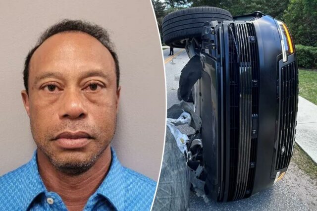 Tiger Woods quebra o silêncio após prisão por DUI após acidente de carro
