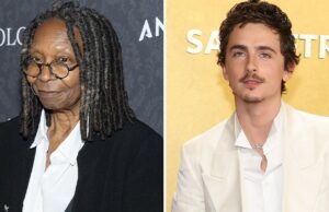 Timothée Chalamet foi considerado ‘Vapid’ e ‘Shallow’ em ‘The View’ depois de zombar de ópera e balé; Whoopi Goldberg diz a ele: ‘Tenha cuidado, garoto… Ele é um menino para mim’ Timothée Chalamet foi considerado 'Vapid' e 'Shallow' em 'The View' depois de zombar de ópera e balé; Whoopi Goldberg diz a ele: 'Tenha cuidado, garoto... Ele é um menino para mim'