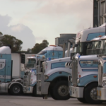 Residente da SMH Aberdeen, Chris Gibbs, serviços de terraplenagem da AOM abastecendo seu caminhão com óleo diesel no posto Metro Petrol em Aberdeen. história sobre os preços dos combustíveis.