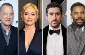 Tom Hanks estrelará filme de beisebol com Bad Bunny e Colman Domingo em busca de papéis; Sony lidera guerra de licitações para projeto Marielle Heller (EXCLUSIVO) Tom Hanks estrelará filme de beisebol com Bad Bunny e Colman Domingo em busca de papéis; Sony lidera guerra de licitações para projeto Marielle Heller (EXCLUSIVO)