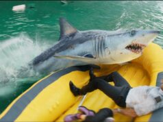 Trailer de “Deep Water” coloca Aaron Eckhart e Sir Ben Kingsley contra tubarões famintos Jogar