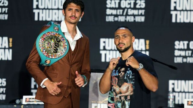 Transmissão ao vivo de Sebastian Fundora x Keith Thurman: como Transmissão ao vivo de Sebastian Fundora x Keith Thurman: como assistir online à partida pelo título WBC Super Welterweight
