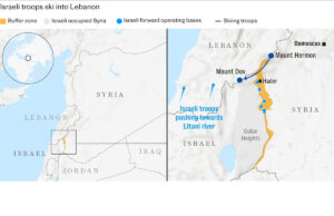 Tropas israelenses esquiam no Líbano 3.003 soldados israelenses esquiam no Líbano