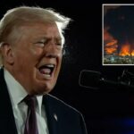 O presidente Donald Trump fala durante o jantar do Comitê Nacional Republicano do Congresso em 25 de março de 2026.