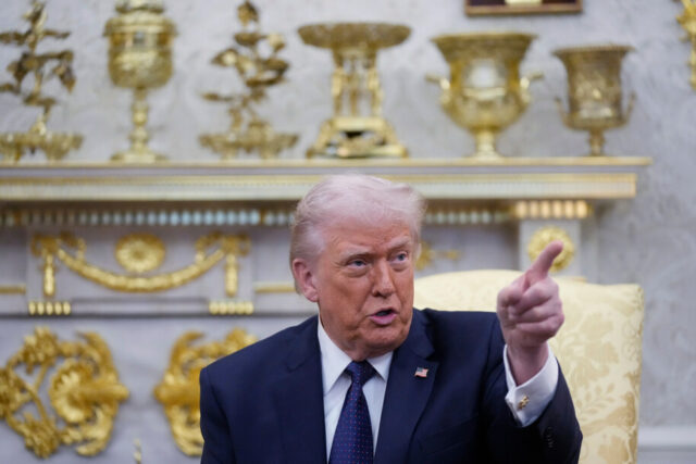 Trump começou uma guerra sem um plano O secretário de Estado Marco Rubio chega para uma reunião confidencial com senadores sobre a situação na Venezuela, no Capitólio em Washington, quarta-feira, 7 de janeiro de 2026. (AP Photo/J. Scott Applewhite)