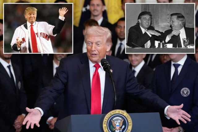Trump critica a MLB moderna durante evento na Casa Branca: ‘Eles fazem coisas erradas’
