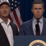 Trump and Pete Hegseth SNL