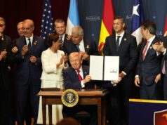 Trump promete poder militar dos EUA para erradicar cartéis e insta os países latino-americanos a fazerem o mesmo Trump promete poder militar dos EUA para erradicar cartéis e insta os países latino-americanos a fazerem o mesmo