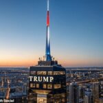 O presidente Donald Trump postou um vídeo gerado por IA no Truth Social na segunda-feira mostrando representações da Biblioteca e Museu Presidencial Donald J. Trump em Miami