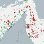 Como a navegação mudou no Estreito de Ormuz durante a primeira semana da guerra no Irã.