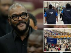 Tyler Perry doa US$ 250 mil em vales-presente para ajudar funcionários não remunerados da TSA no aeroporto de Atlanta – depois de não poder dar dinheiro Tyler Perry doa US$ 250 mil em vales-presente para ajudar funcionários não remunerados da TSA no aeroporto de Atlanta – depois de não poder dar dinheiro
