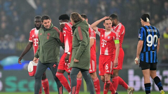 UEFA Champions League 2025-26: Alphonso Davies, do Bayern, perturbado após sofrer uma lesão nas oitavas de final

