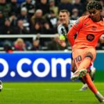 UEFA Champions League - Yamal marca o empate e rouba um ponto para o Barcelona em Newcastle