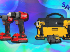 Últimas horas para ofertas de ferramentas elétricas sem fio na Amazons Spring Sale – obtenha preços recordes no DeWalt Conjunto de chave de perfuração sem fio Dewalt 20V MAX em fundo branco