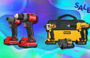 Últimas horas para ofertas de ferramentas elétricas sem fio na Amazons Spring Sale – obtenha preços recordes no DeWalt Conjunto de chave de perfuração sem fio Dewalt 20V MAX em fundo branco