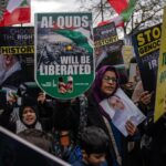 Uma dúzia de prisões enquanto centenas comparecem ao comício do Dia Al-Quds em Londres