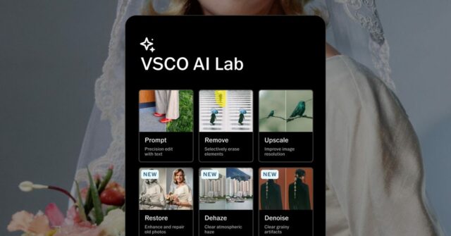 VSCO expande suíte de edição do AI Lab com cinco novas ferramentas
