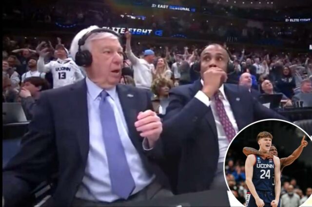 Veja Bill Raftery e Grant Hill reagirem ao chocante milagre Veja Bill Raftery e Grant Hill reagirem ao chocante milagre March Madness da UConn