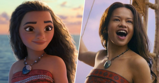 Veja os atores de ação ao vivo de 'Moana' lado a lado com as estrelas animadas
