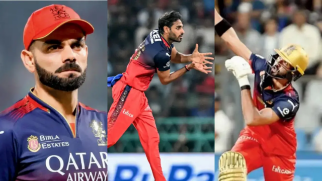 Virat Kohli, Bhuvneshwar Kumar e Padikkal juntam-se ao acampamento do Royal Challengers Bengaluru
