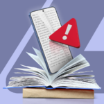 O Xteink X4 deitado em uma cama.