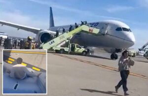 Voo com destino a Nova Jersey forçado a fazer pouso de emergência em LAX após incêndio no motor Voo com destino a Nova Jersey forçado a fazer pouso de emergência em LAX após incêndio no motor