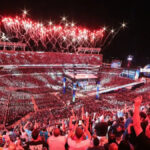 WWE WrestleMania stadium pyro
