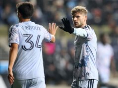 Werner dá assistência em outro gol de Bouda na vitória do Quakes sobre o Union e melhora para 3 a 0 pela primeira vez na história da MLS DeJuan Jones #24 do San Jose Earthquakes controla a bola contra Indiana Vassilev #19 do Philadelphia Union durante o segundo tempo no Subaru Park em 07 de março de 2026 em Chester, Pensilvânia. (Foto de Emily Chinn/Getty Images)