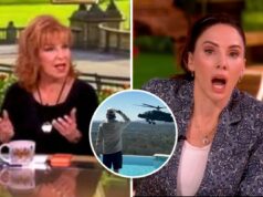 Whitney Cummings e Joy Behar zombam de Kid Rock em ‘The View’ após seu sobrevoo militar: “Por que os helicópteros não fizeram mais barulho para abafar a música?” Whitney Cummings e Joy Behar zombam de Kid Rock em 'The View' após seu sobrevoo militar: “Por que os helicópteros não fizeram mais barulho para abafar a música?”