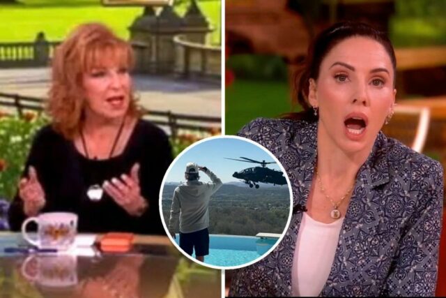 Whitney Cummings e Joy Behar zombam de Kid Rock em 'The View' após seu sobrevoo militar: “Por que os helicópteros não fizeram mais barulho para abafar a música?”
