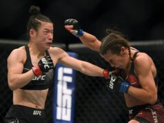 Zhang Weili e Joanna Jedrzejczyk fazem história com a indução ao Hall da Fama do UFC Zhang Weili and Joanna Jedrzejczyk clash at UFC 248
