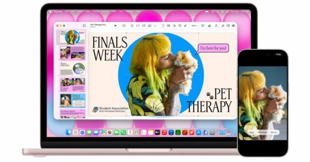 macOS 26.4 adiciona papéis de parede do MacBook Neo para todos
