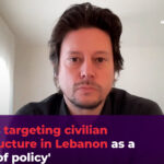 ‘Israel tem como alvo a infraestrutura civil por uma questão de política’
