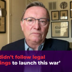 ‘Trump não seguiu os procedimentos legais para lançar esta guerra’