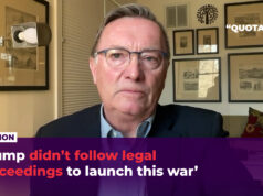 ‘Trump não seguiu os procedimentos legais para lançar esta guerra’ ‘Trump não seguiu os procedimentos legais para lançar esta guerra’