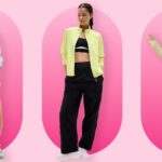 PARIS, FRANÇA - 06 DE MARÇO: Tiffany Hsu usa cabelo preto com corte de cabelo bob, brincos de ouro, uma jaqueta grande de couro marrom, uma blusa de gola alta de malha marrom escuro com lenço longo, shorts justos marrom escuro, uma bolsa de couro preta, meia-calça marrom, sapatos scarpins pontiagudos de couro marrom escuro, fora da Loewe, durante a Paris Fashion Week - Moda Feminina Outono / Inverno 2026/2027, em 06 de março de 2026 em Paris, França (Foto por Edward Berthelot/Getty Images)