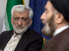 A turbulência no Irã irrompe: ultra-linha dura que zombou de Trump pronto para assumir as negociações nucleares Jalili Saeed olhando.