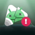 Ilustração do mascote do Android cercado por ícones que representam recursos do Android, incluindo texto de legenda ao vivo, um símbolo de fixação de aplicativo, compartilhamento rápido e tela dividida