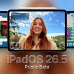 Versão beta pública do iPadOS 26.5
